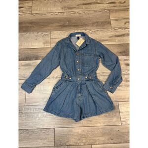 Universal Thread jean/denim one piece, short romper size 00